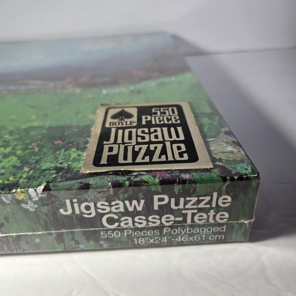 HOYLE 550 Piece Jigsaw Puzzle " Morning Ride" NEW UNOPENED - Picture 3 of 5